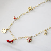 Load image into Gallery viewer, build your own charm necklace