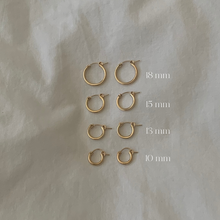 Load image into Gallery viewer, cecilia gold filled hoops
