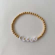 Load image into Gallery viewer, 4mm custom word bracelets