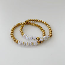 Load image into Gallery viewer, 6mm custom word bracelets