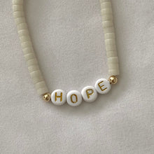 Load image into Gallery viewer, HOPE word bracelet