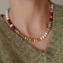 Load image into Gallery viewer, earth toned beaded necklace
