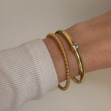 Load image into Gallery viewer, stone bangle bracelet
