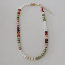 Load image into Gallery viewer, earth toned beaded necklace
