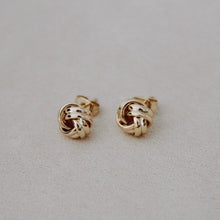 Load image into Gallery viewer, knot stud earrings
