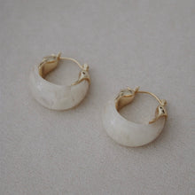 Load image into Gallery viewer, ivory and ember hoops
