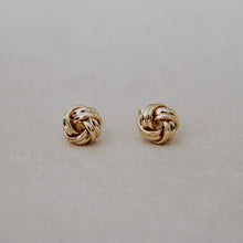 Load image into Gallery viewer, knot stud earrings
