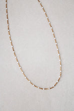 Load image into Gallery viewer, white enamel gold necklace
