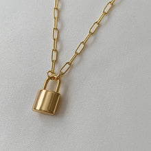 Load image into Gallery viewer, andee padlock necklace
