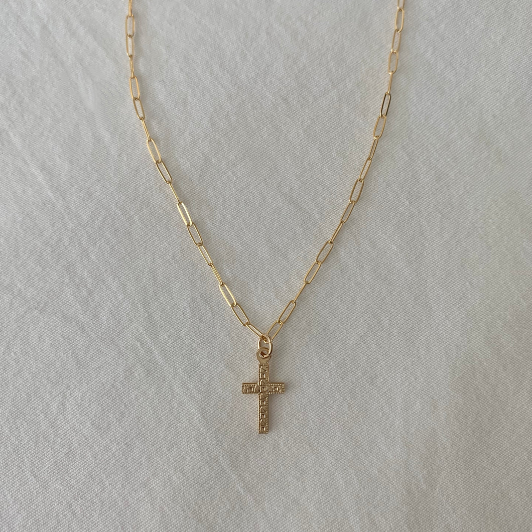 remi cross necklace