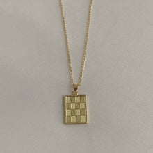 Load image into Gallery viewer, checkerboard necklace
