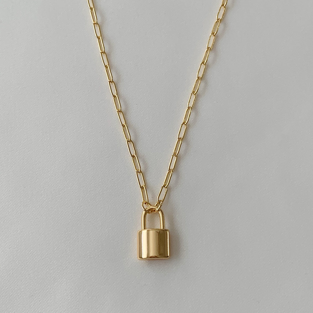 andee padlock necklace
