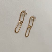 Load image into Gallery viewer, paperclip earrings

