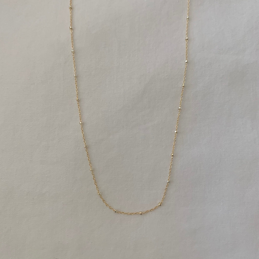 dainty ball chain necklace