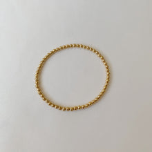 Load image into Gallery viewer, 3mm gold beaded bracelet

