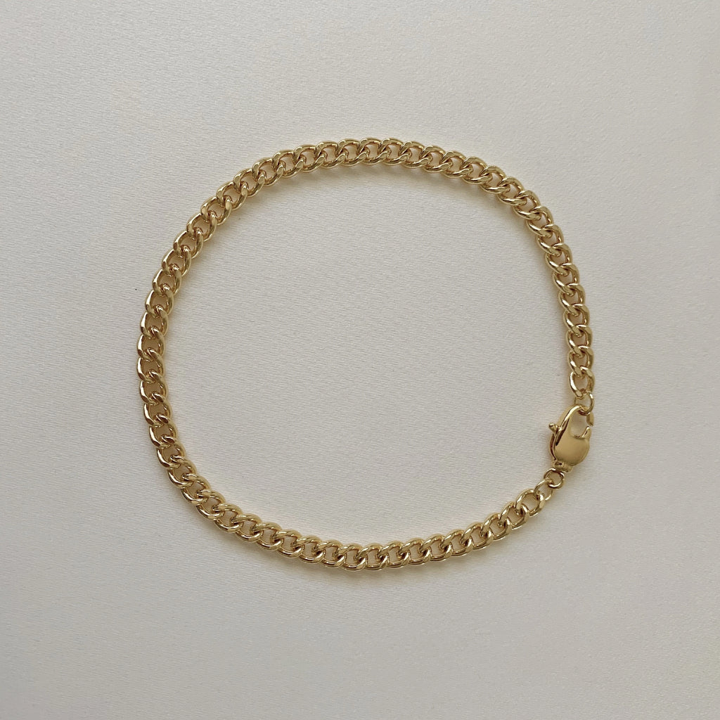men's curb chain bracelet