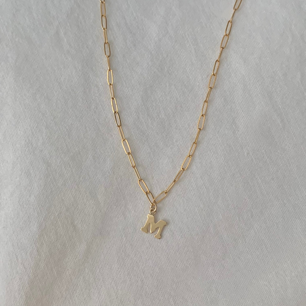 remi initial necklace